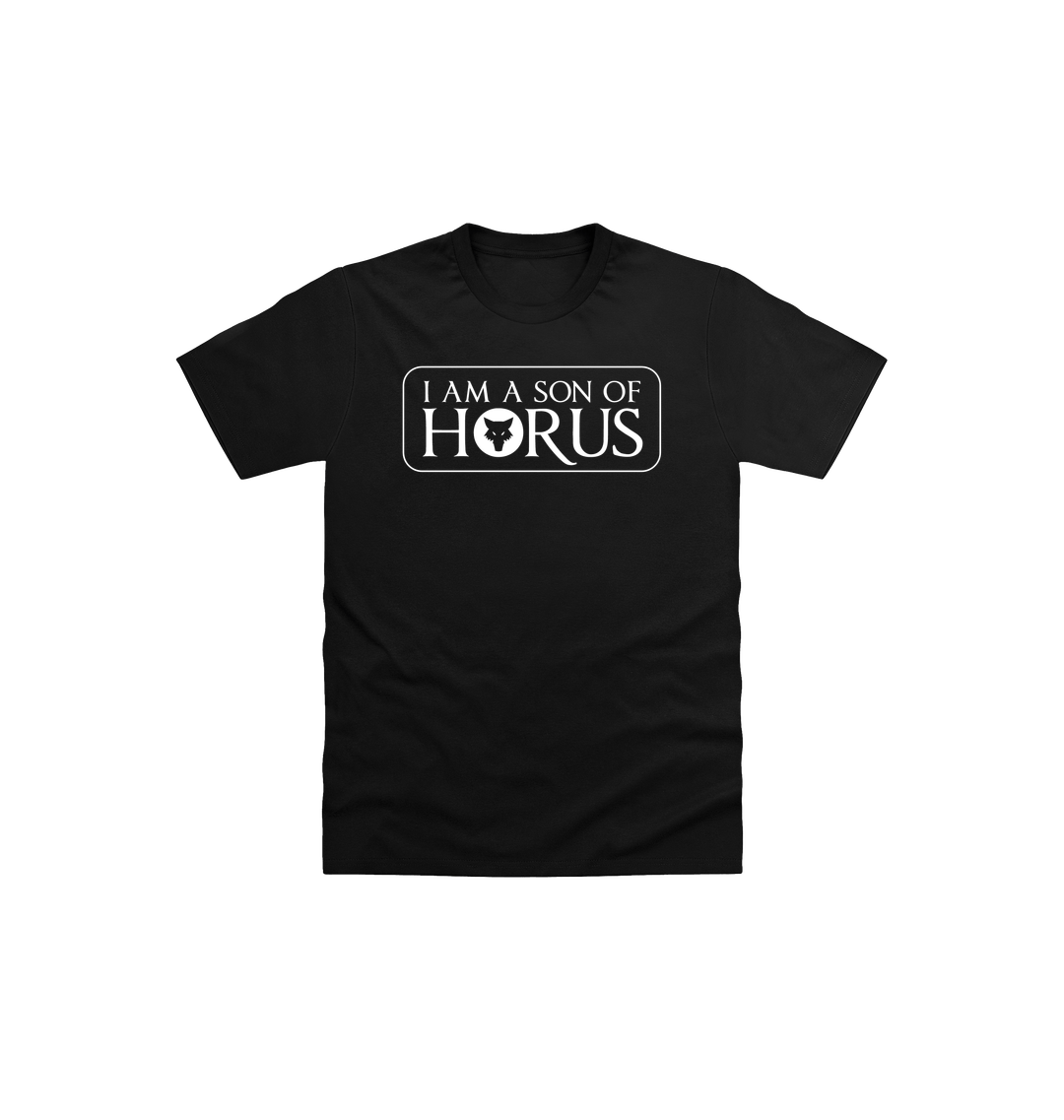 Black Printed Kids T-Shirt